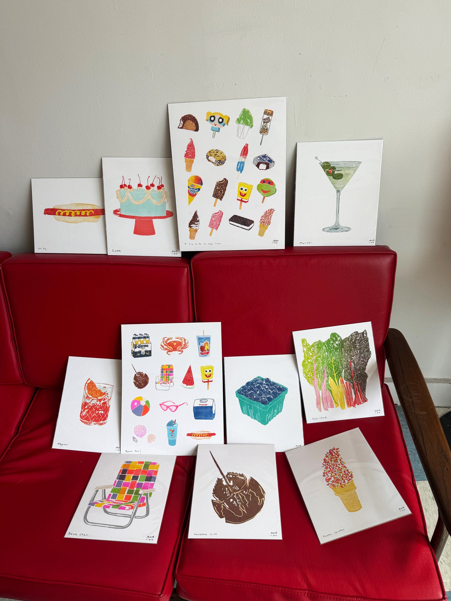 Rainbow Sprinkles Risograph