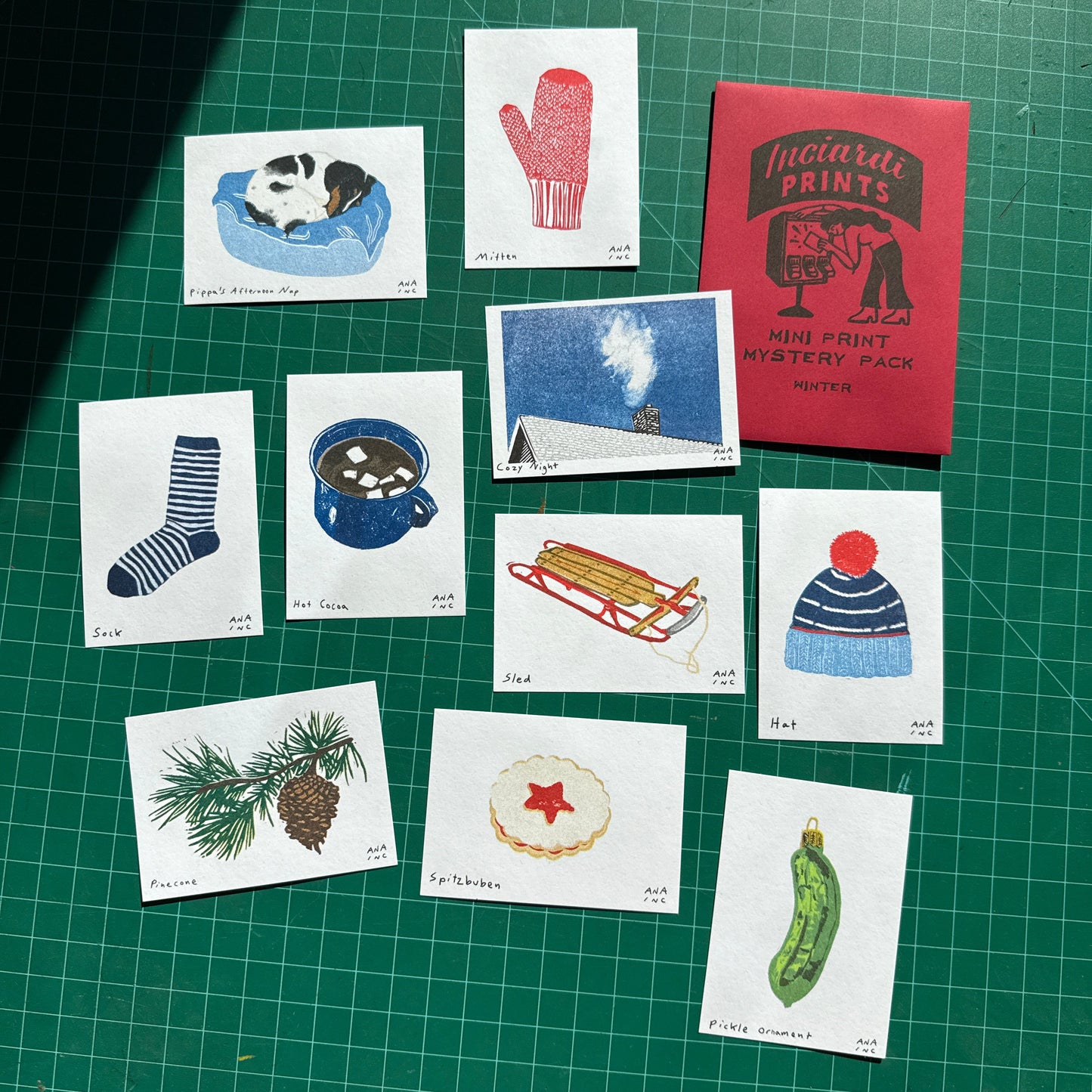 Winter Mini Print Mystery Pack