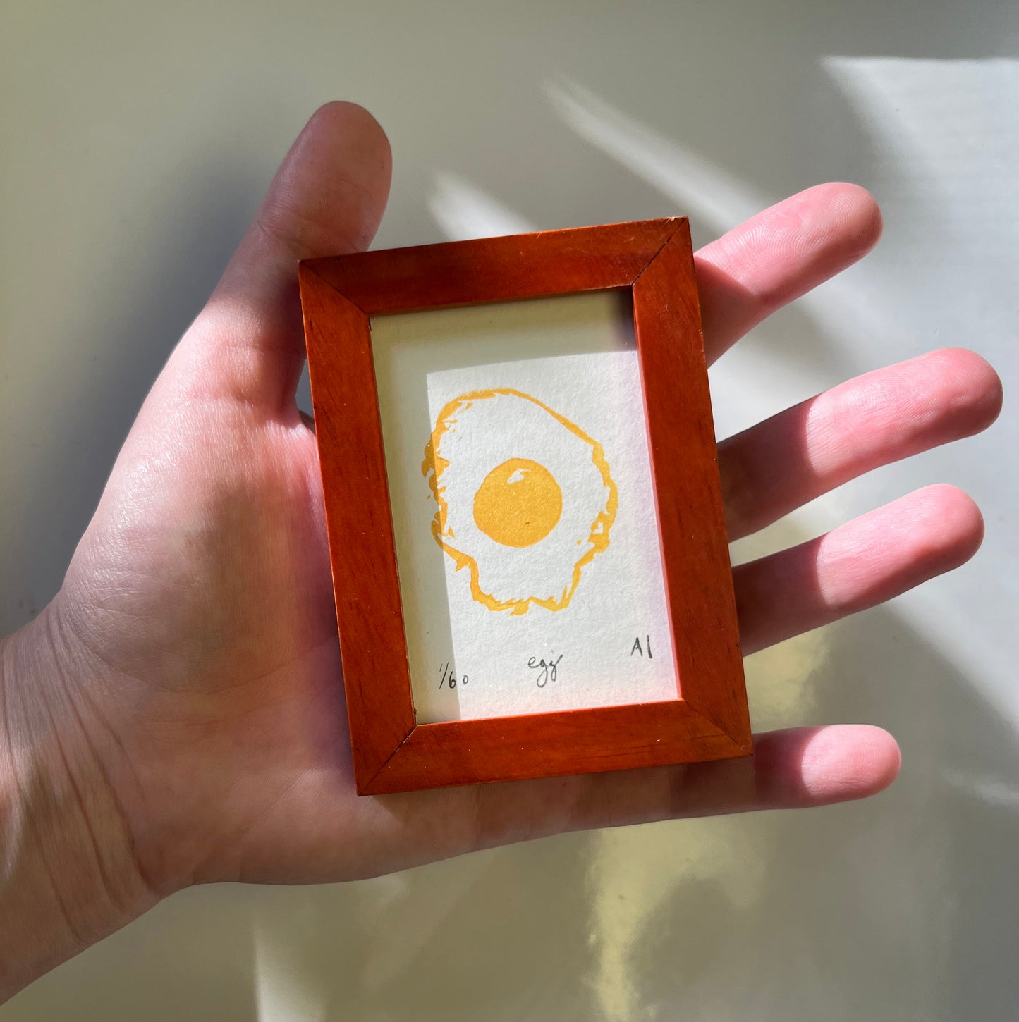 Framed Fried Egg