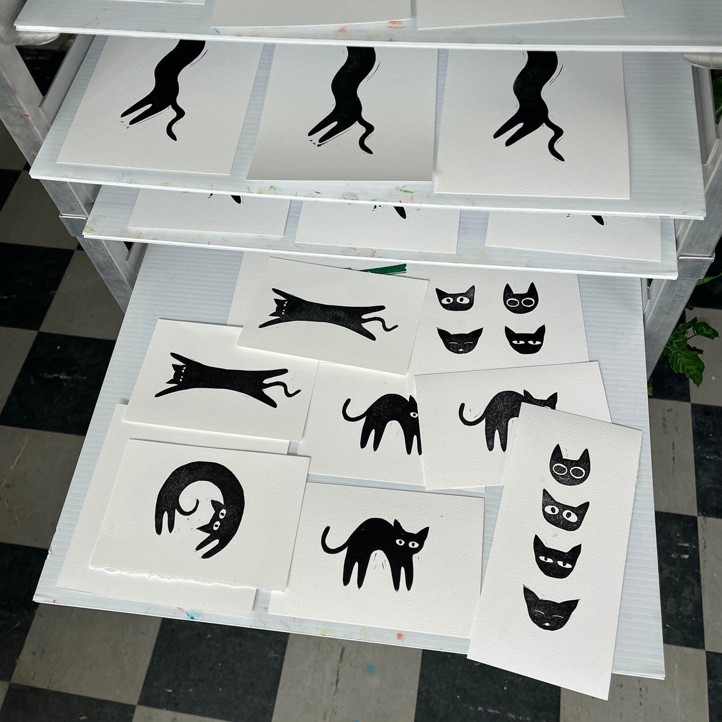 Jana's Black Cat Sticker Sheet