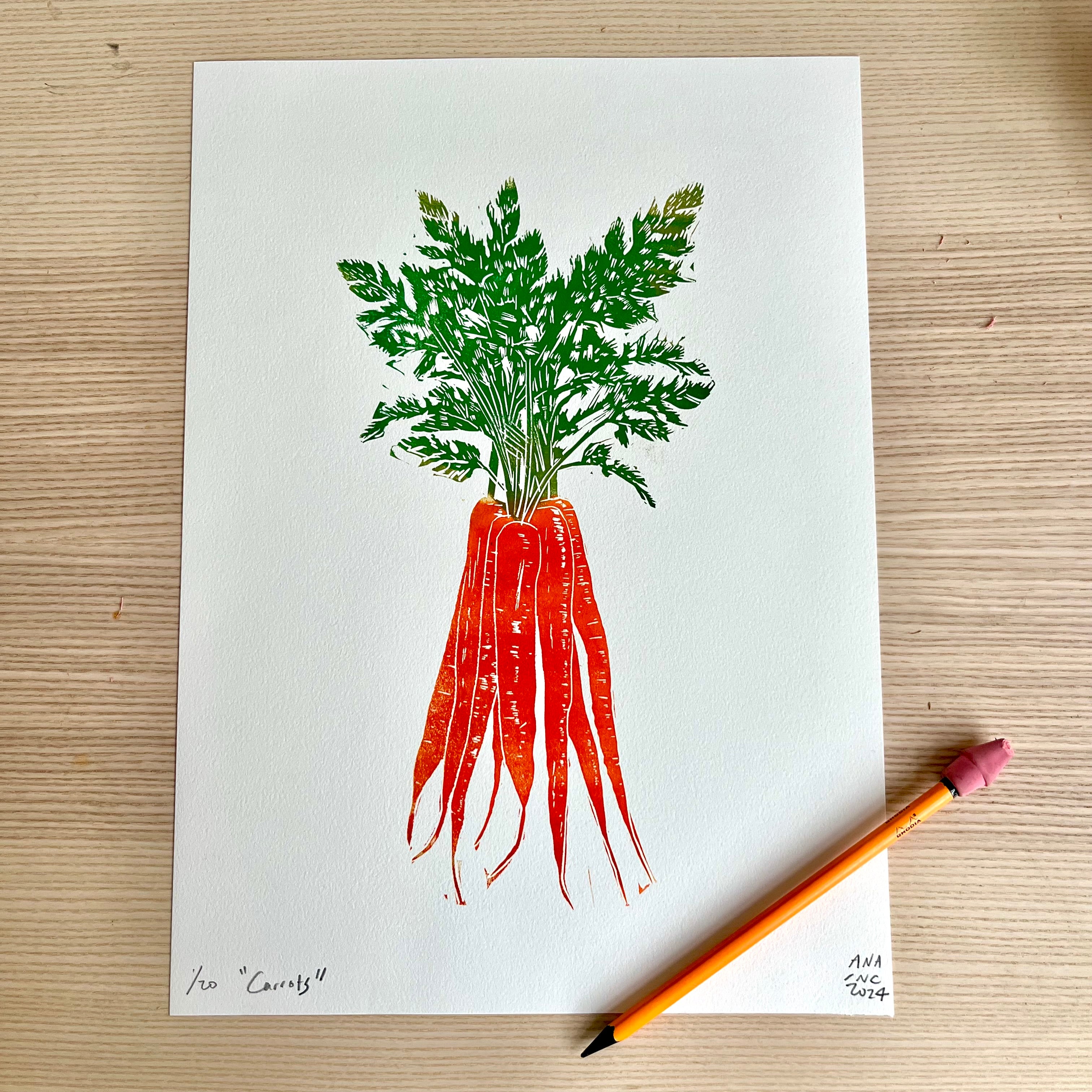 Postscript Inciardi Carrots – Inciardi Prints