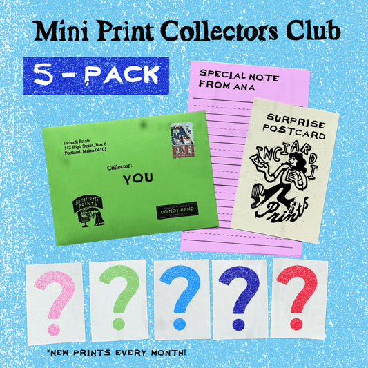 Mini Print Collectors Club 5-Pack