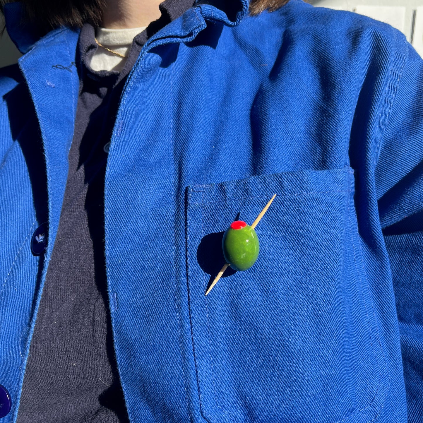 Cocktail Olive Pin