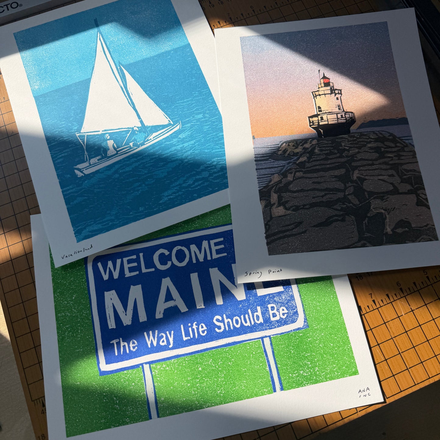 8x10 Risograph Prints