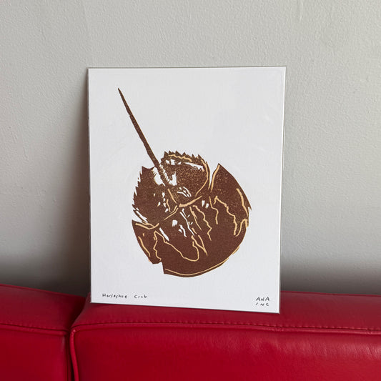 Horseshoe Crab Risograph
