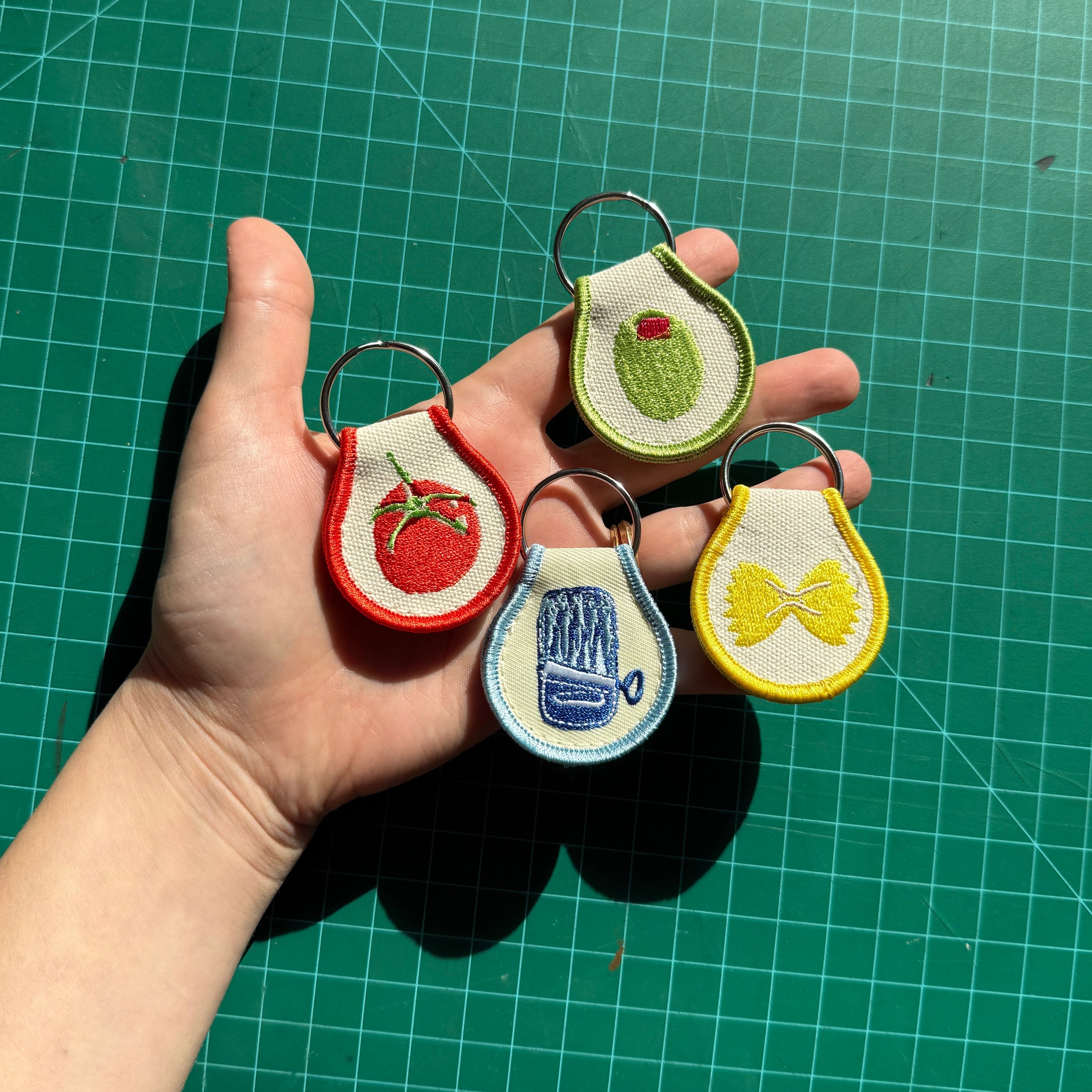 Embroidered Patch Keychain – Inciardi Prints