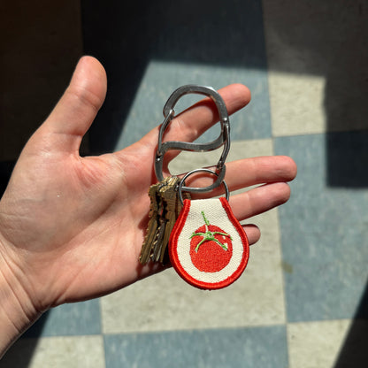 Embroidered Patch Keychain