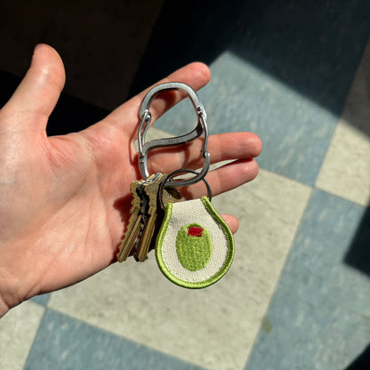 Embroidered Patch Keychain