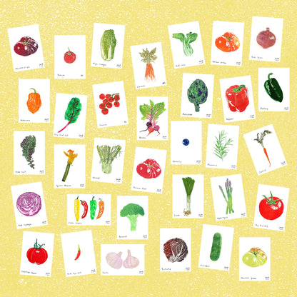 Produce Mini Print Mystery Pack