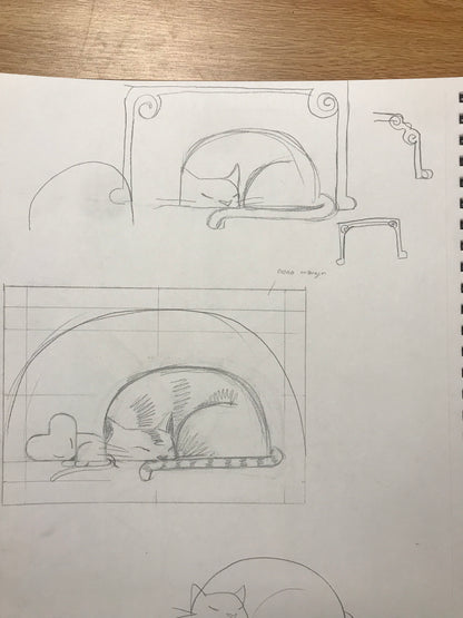 Lars's Cat & Mouse print