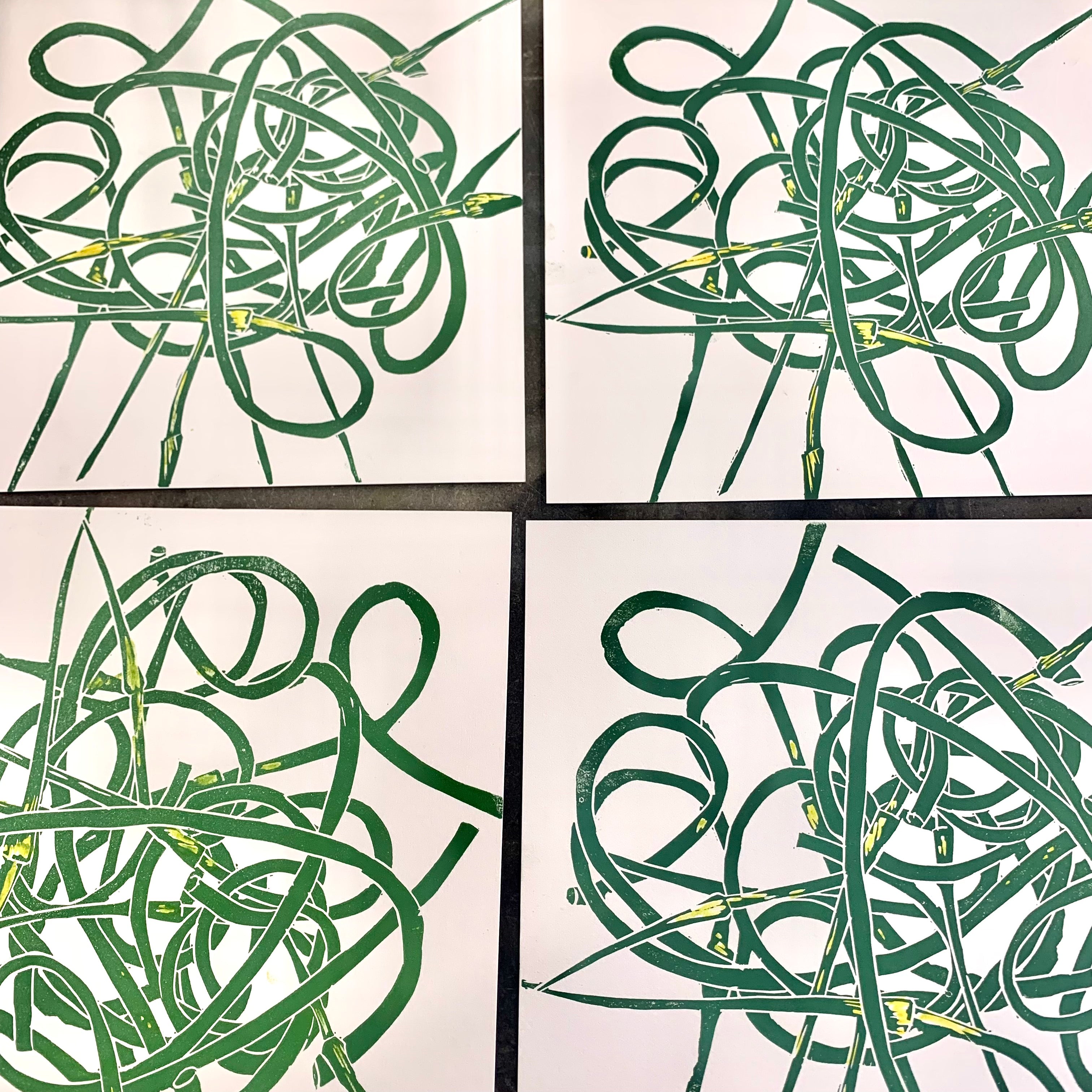 Postscript Inciardi Garlic Scapes – Inciardi Prints