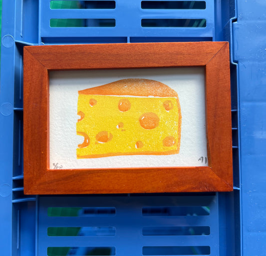 Framed slice of cheese #2
